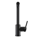 Kitchen Mixer Tap Pull Out Round 2 Mode Sink Basin Faucet Swivel WELS Black