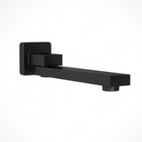 Cefito Bathroom Mixer Spout Wall Bath Tap Square Swivel Bathtub Black