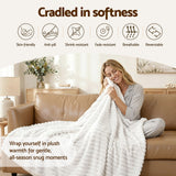 Giselle 152x203cm Throw Blanket Queen Fleece Lightweight Cozy Sofa Couch Bed Throw