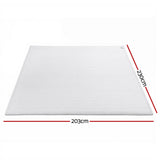 Giselle 203x230cm Throw Blanket Fleece Soft Lightweight Cozy Sofa Couch Bed Throw