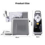 NORDA 2L Slushie Machine Frozen Drink Maker Slushy Ice Cream Maker No Ice Compressor Touchscreen for Home BBQ Party