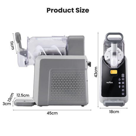 NORDA 2L Slushie Machine Frozen Drink Maker Slushy Ice Cream Maker No Ice Compressor Touchscreen for Home BBQ Party