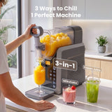 NORDA 2L Slushie Machine Frozen Drink Maker Slushy Ice Cream Maker No Ice Compressor Touchscreen for Home BBQ Party
