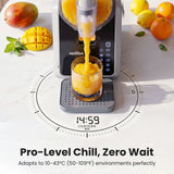 NORDA 2L Slushie Machine Frozen Drink Maker Slushy Ice Cream Maker No Ice Compressor Touchscreen for Home BBQ Party