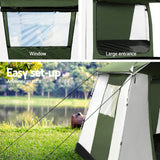Weisshorn Family Camping Tent 6 Person Hiking Beach Tents Dome Shelter