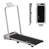 Everfit 3 in 1 Walking Pad Treadmill 12% Incline Foldable Under Desk Treadmills for Home Gym With 38cm Wide Belt Silver