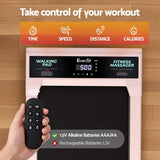 Everfit 5 in 1 Vibration Walking Pad Under Desk Treadmill 10% Incline 400mm Belt Home Gym Pink