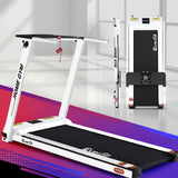 Everfit Treadmill Electric Home Gym Fitness Excercise Fully Foldable 420mm White