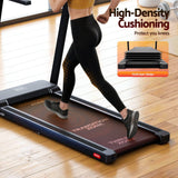 Everfit Treadmill Electric Home Gym Fitness Exercise Fully Foldable 450mm Black
