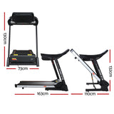 Everfit Treadmill Electric Auto Level Incline Home Gym Fitness Excercise 450mm