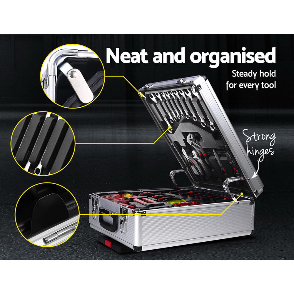 Giantz 786pcs Tool Kit Trolley Case Mechanics Box Toolbox Portable DIY Set