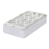 Giselle Bedding 5cm Pillowtop Mattress Topper 1000GSM Thick Soft Bamboo Cooling Pad for Back Pain Relief & Guest Bed, Washable Overfilled Cover with 45cm Deep Pocket King Single