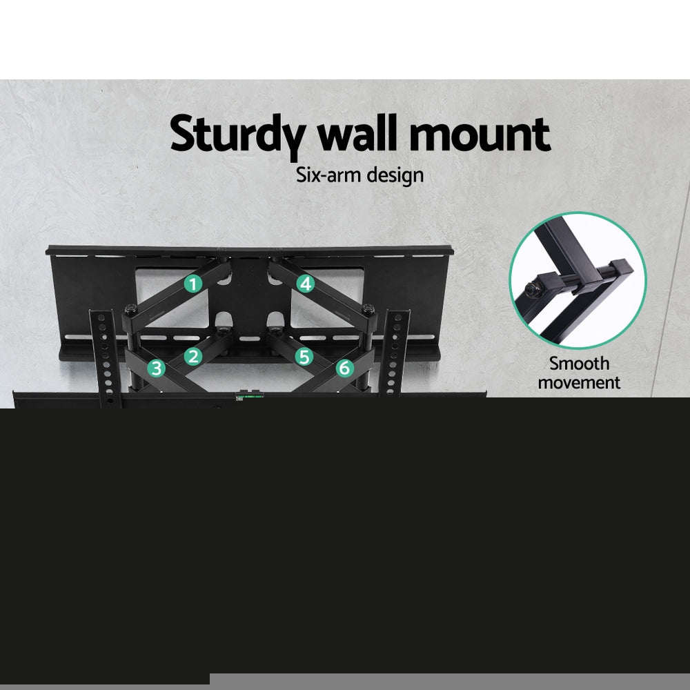TV Wall Mount Bracket for 32"-70" LED LCD Full Motion Dual Strong Arms