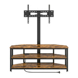 Artiss Corner TV Stand 32-70" w/ Mount LED Lights & Power Outlet Space Saving