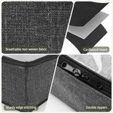Artiss Under Bed Shoe Storage Containers X4 Box Organiser 12 Pairs Fabric Grey