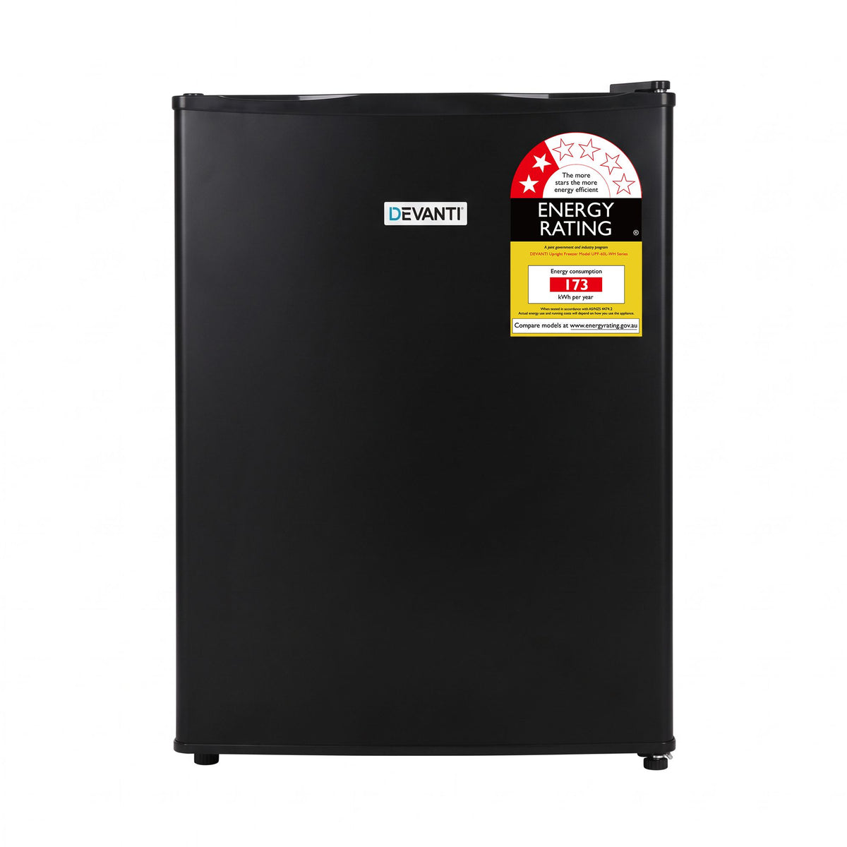 Devanti 42L Upright Freezer Fridge Black