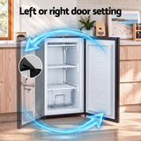 Devanti 81L Upright Freezer Fridge Black