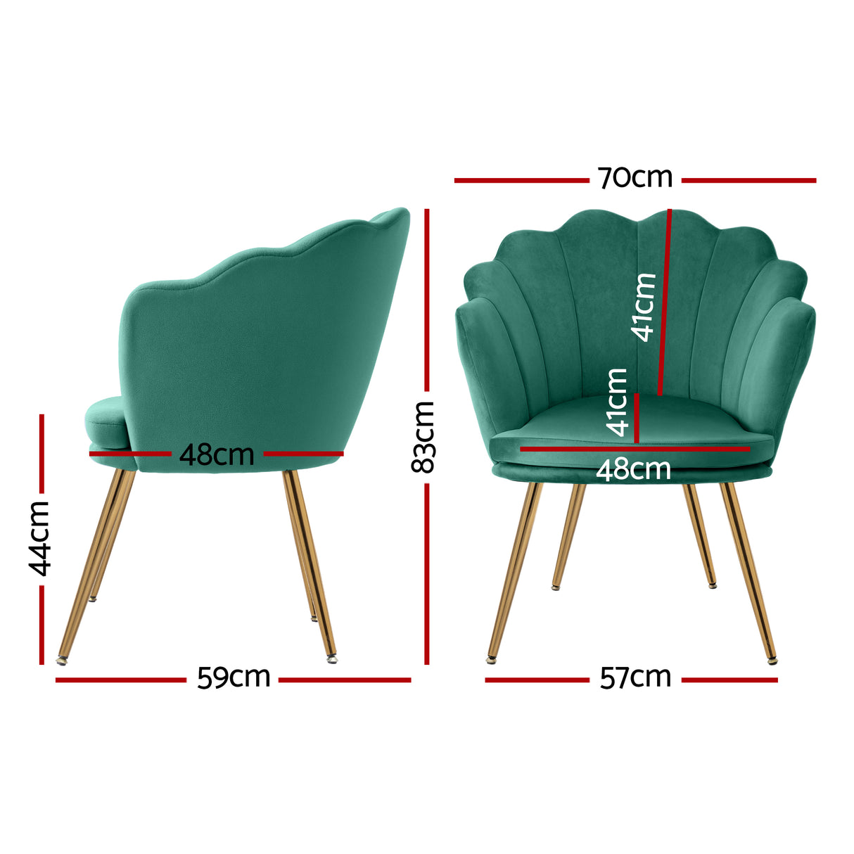 Pearl Armchair Green