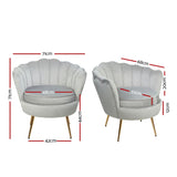 Pearl Armchair Grey