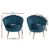 Pearl Armchair Navy