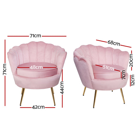 Pearl Armchair Pink