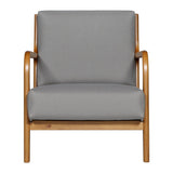 Artiss Armchair Fabric Light Grey