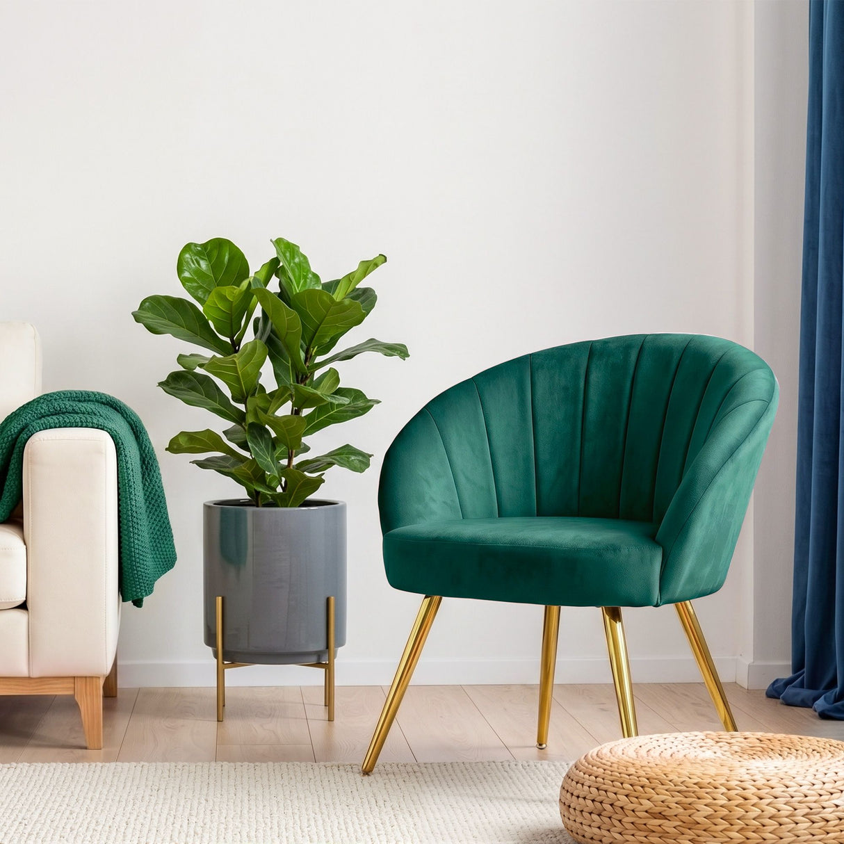 Eloise Armchair Green
