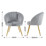 Eloise Armchair Grey