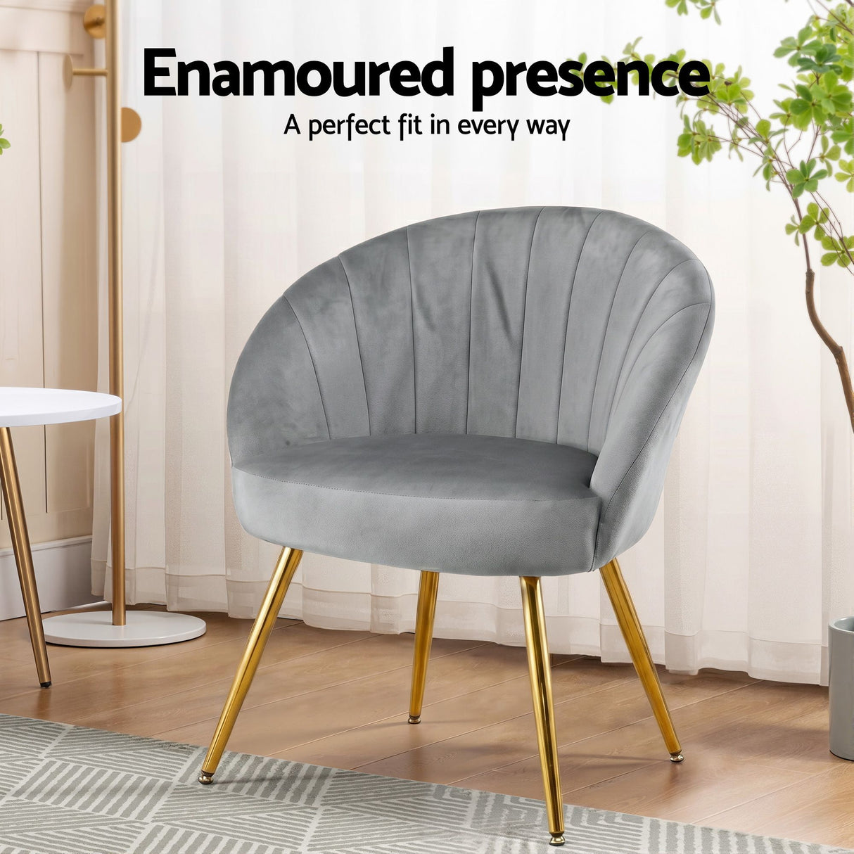 Eloise Armchair Grey