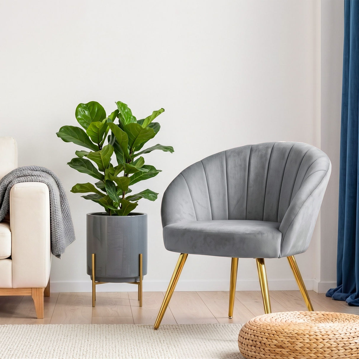 Eloise Armchair Grey