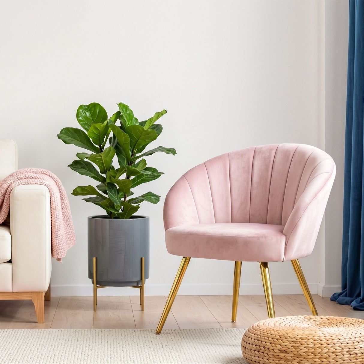 Eloise Armchair Pink