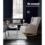 Gaia Rocking Chair Beige