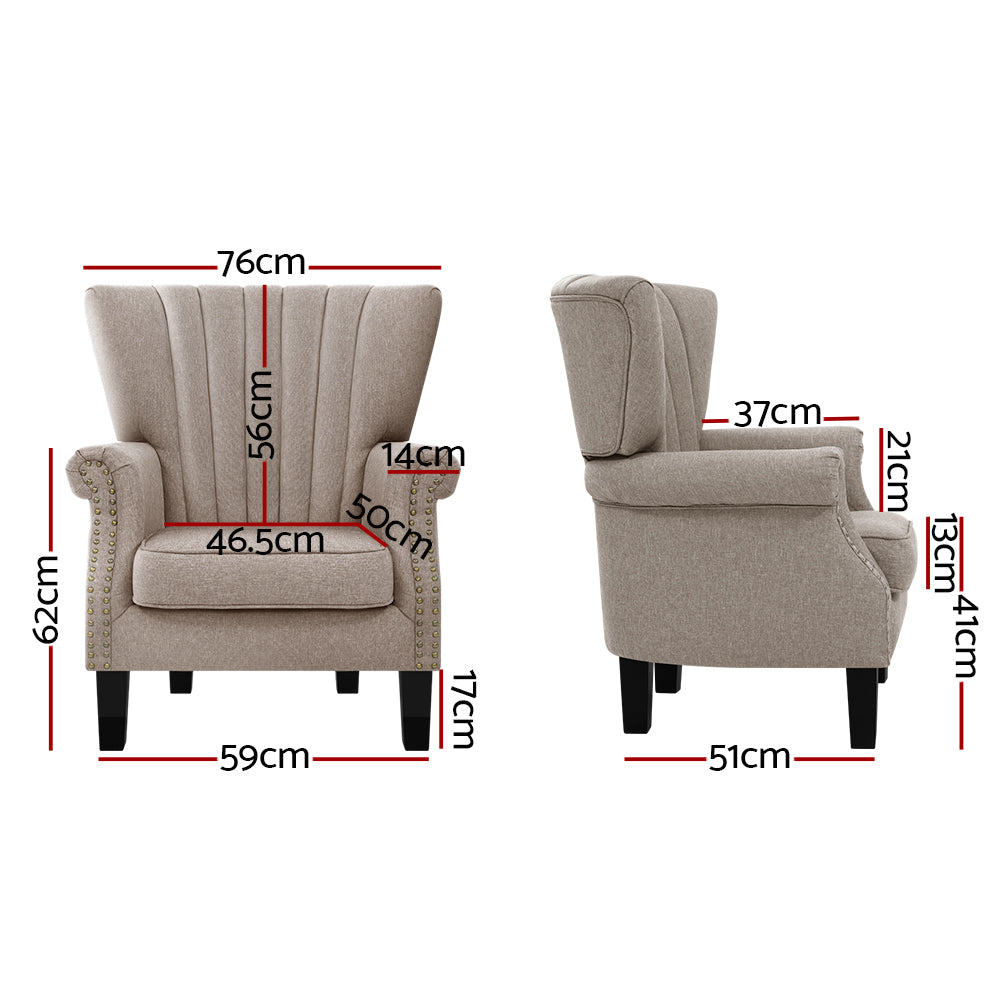 Andrew Armchair Beige