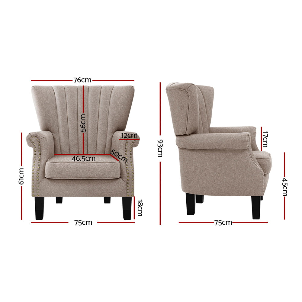 Andrew Armchair Beige