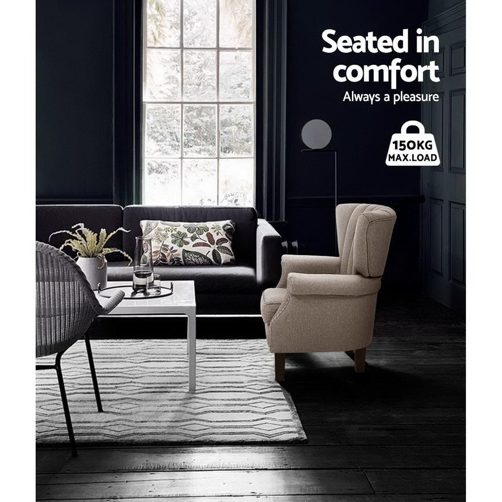 Andrew Armchair Beige