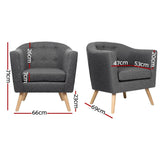 Adora Armchair Grey