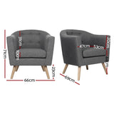 Adora Armchair Grey