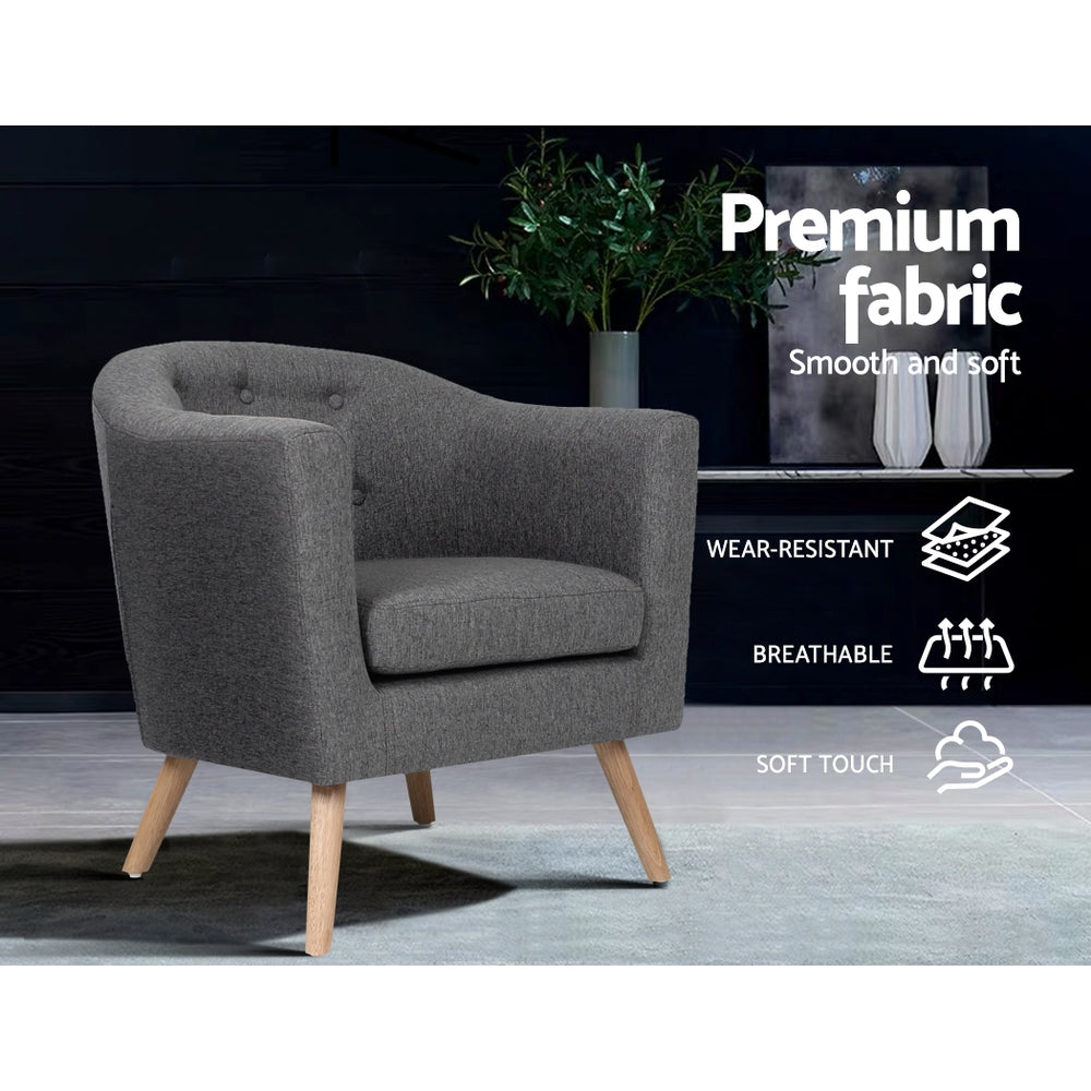 Adora Armchair Grey