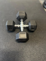 11 Pairs Hex Dumbbells PLUS Dumbbell Rack (385 kg | 5kg-30kg | 1.3m 3-tier Rack)