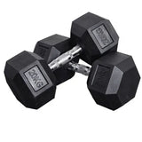 5 Pairs Hex Dumbbells PLUS Dumbbell Rack (150 kg | 5kg-25kg | 1.1m 3-tier Rack)