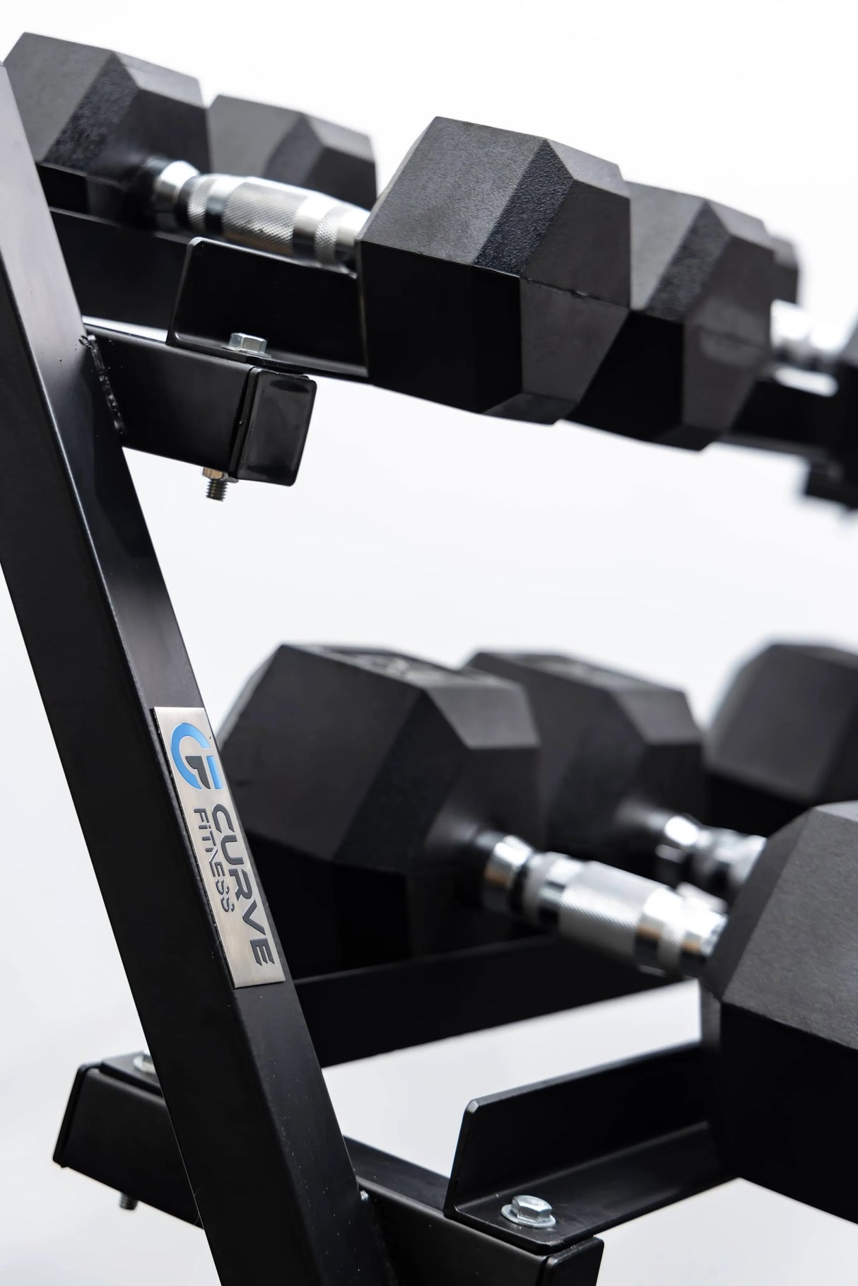 6 Pairs Hex Dumbbells PLUS Dumbbell Rack (210 kg | 5kg-30KG | 1.1m 3-tier Rack)