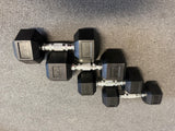 7 Pairs Hex Dumbbells PLUS Dumbbell Rack (280 kg | 5kg-35kg | 1.1m 3-tier Rack)