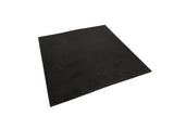 Rubber Gym Mats - Plain Black (15mmx1mx1m)