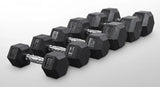 Rubber Hex Dumbbells 2X5 kg