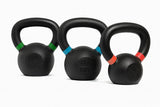 Cast Iron Vinyl Kettlebells (Colour-Marked) 12 Kg