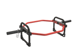 Olympic Shrug Deadlift Bar - Red/Black