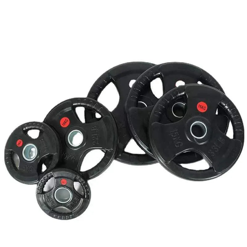 Tri-Grip Olympic Bumper Plates - 105kg kit