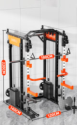 SmartFit M1 Max 130kg Pin Loaded Multi Functional Training Smith Machine Home Gym Power Rack Machine package