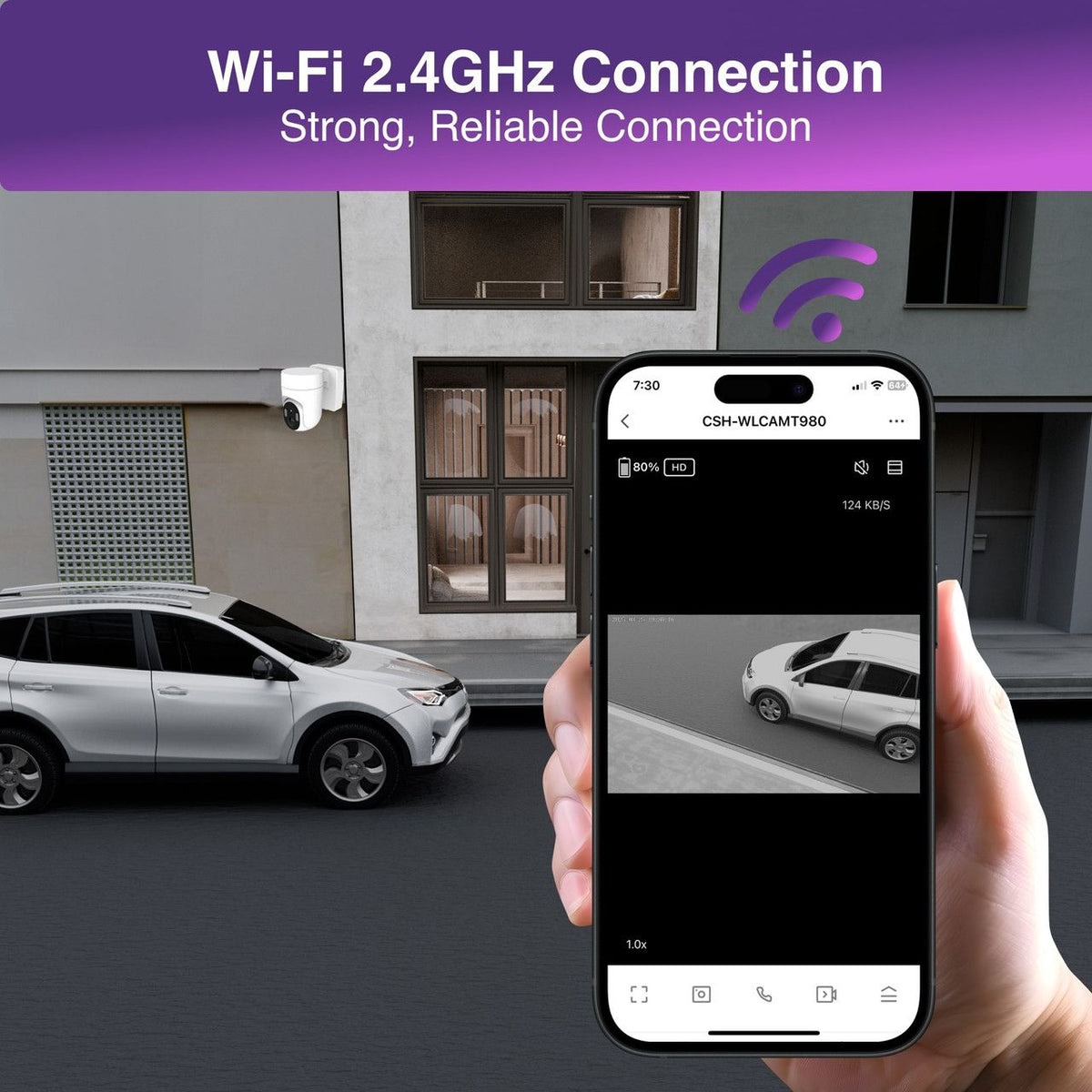 Connect SmartHome 2K Outdoor Camera 2 Pack