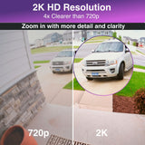 Connect SmartHome 2K Outdoor Camera 2 Pack